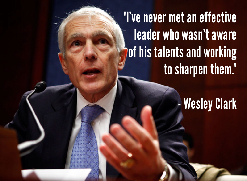 Tuesday's Thought - Wesley Clark and Strengths